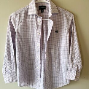 LAUREN Ralph Lauren BOYS Checkered Button Down Shirt size 10 - Preppy - formal